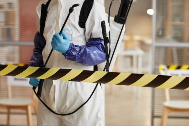 Professional Biohazard Cleanup technician working in Atwood, IL
